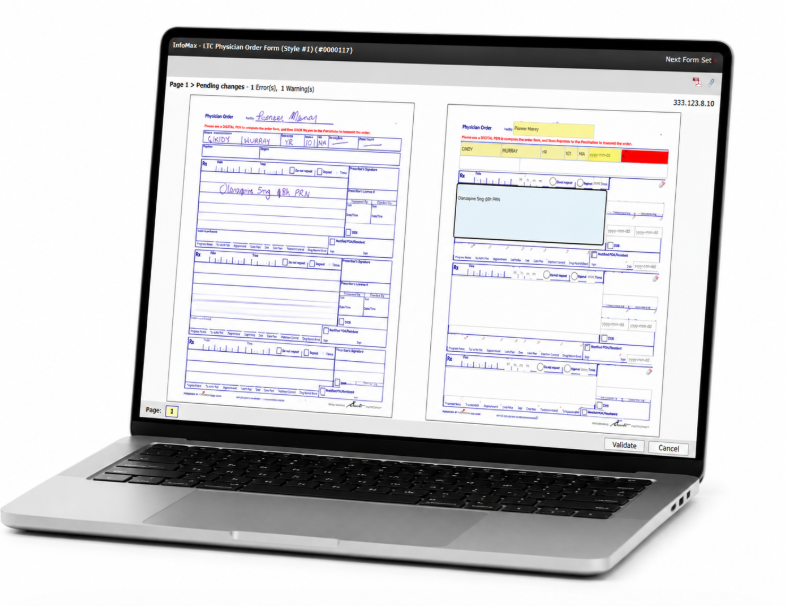 Form data verification